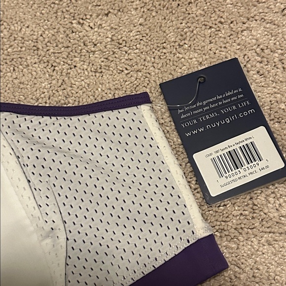 NWT Size Large NUYU State of Mind Tigers Keyhole Sports Bra - Picture 2 of 3